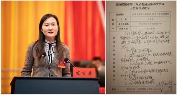 醴陵两会顺利召开 民革党员积极履职 (3)_调整大小