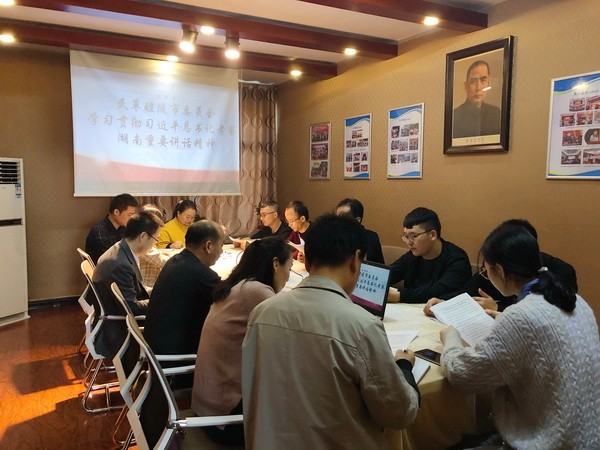 民革醴陵市委会学习传达习近平总书记考察湖南重要讲话精神_调整大小